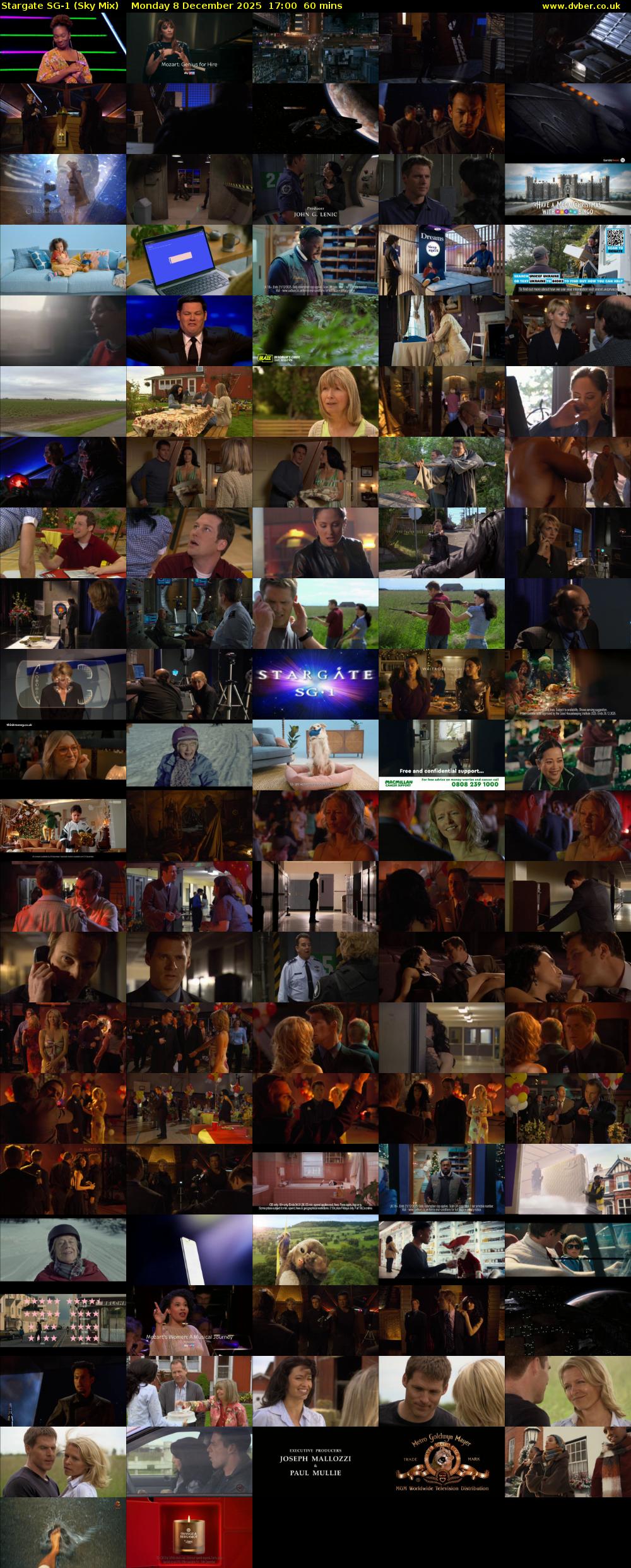 Stargate Sg-1 (Sky Mix) Monday 8 December 2025 17:00 - 18:00