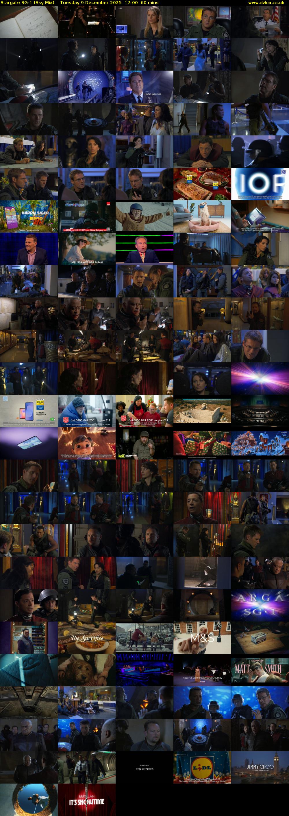 Stargate Sg-1 (Sky Mix) Tuesday 9 December 2025 17:00 - 18:00