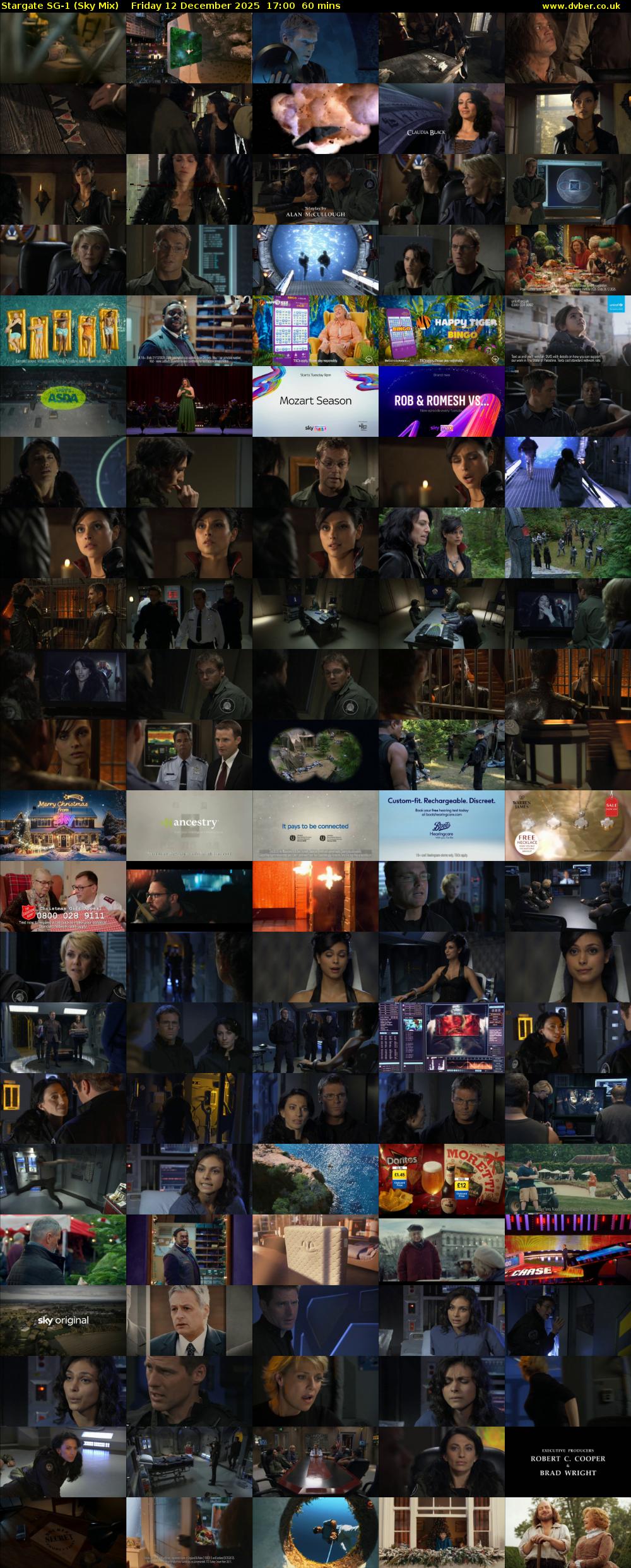 Stargate Sg-1 (Sky Mix) Friday 12 December 2025 17:00 - 18:00