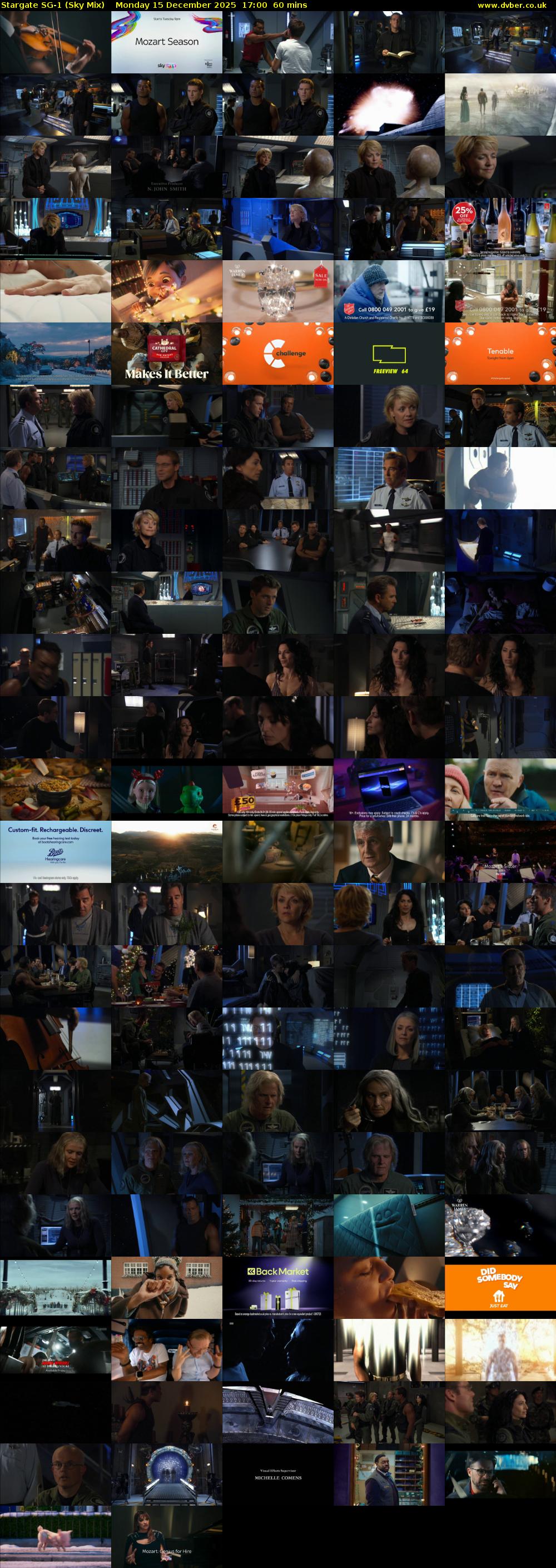 Stargate Sg-1 (Sky Mix) Monday 15 December 2025 17:00 - 18:00