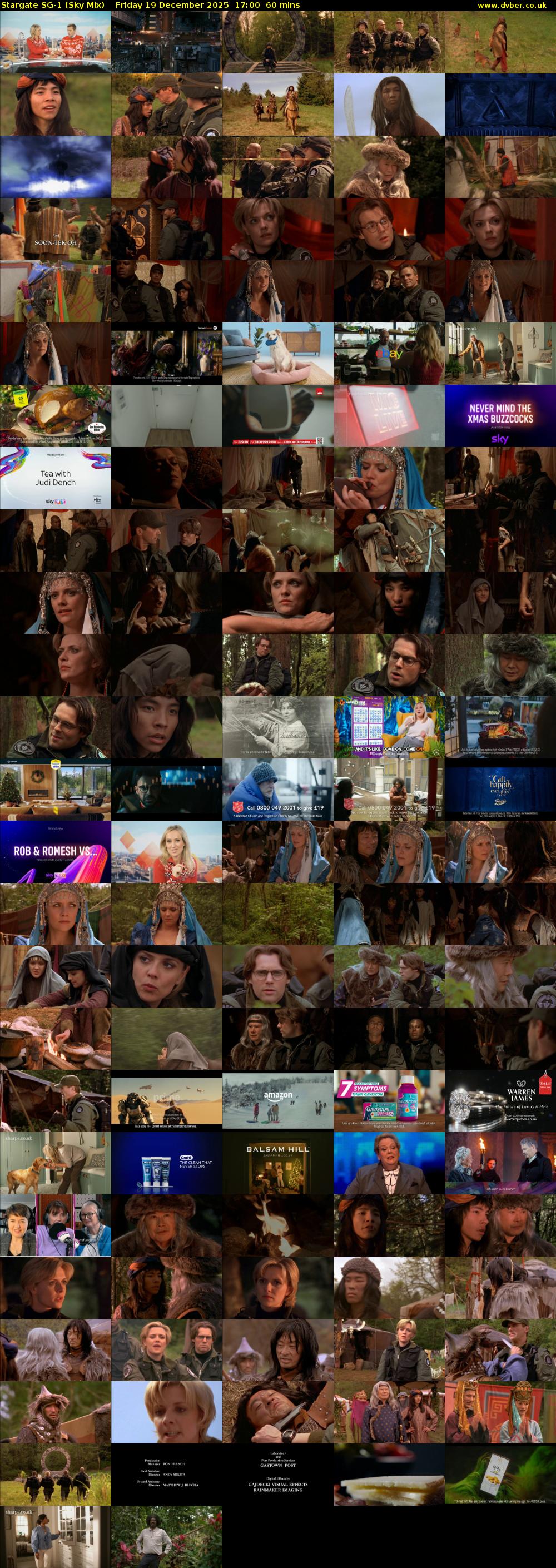 Stargate Sg-1 (Sky Mix) Friday 19 December 2025 17:00 - 18:00