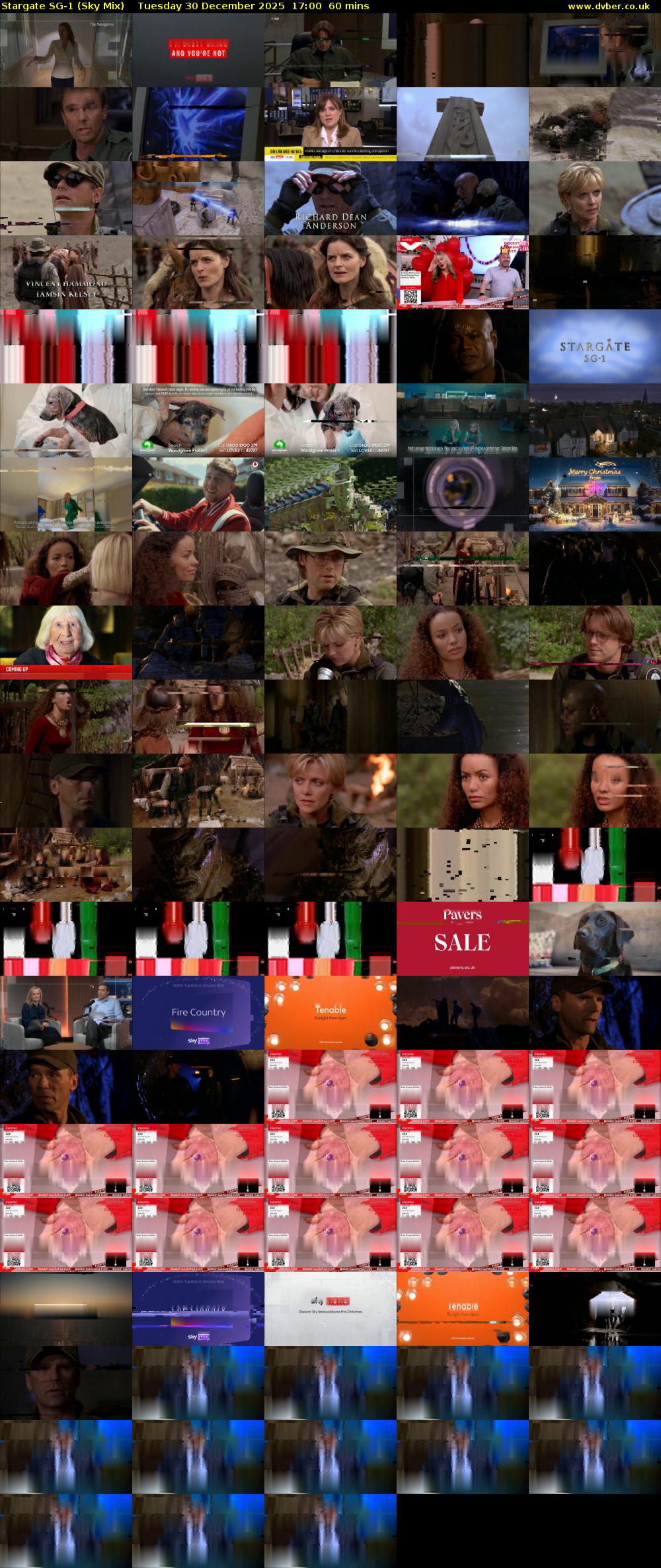 Stargate Sg-1 (Sky Mix) Tuesday 30 December 2025 17:00 - 18:00