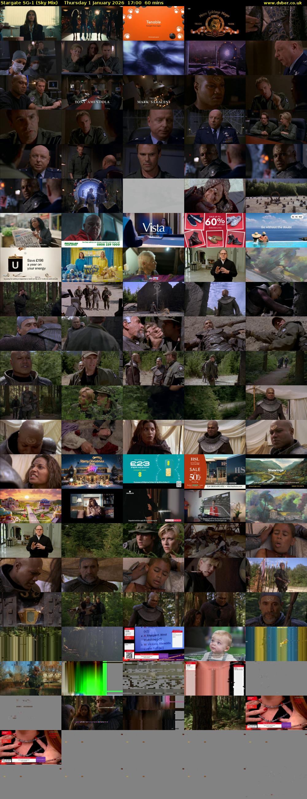 Stargate Sg-1 (Sky Mix) Thursday 1 January 2026 17:00 - 18:00