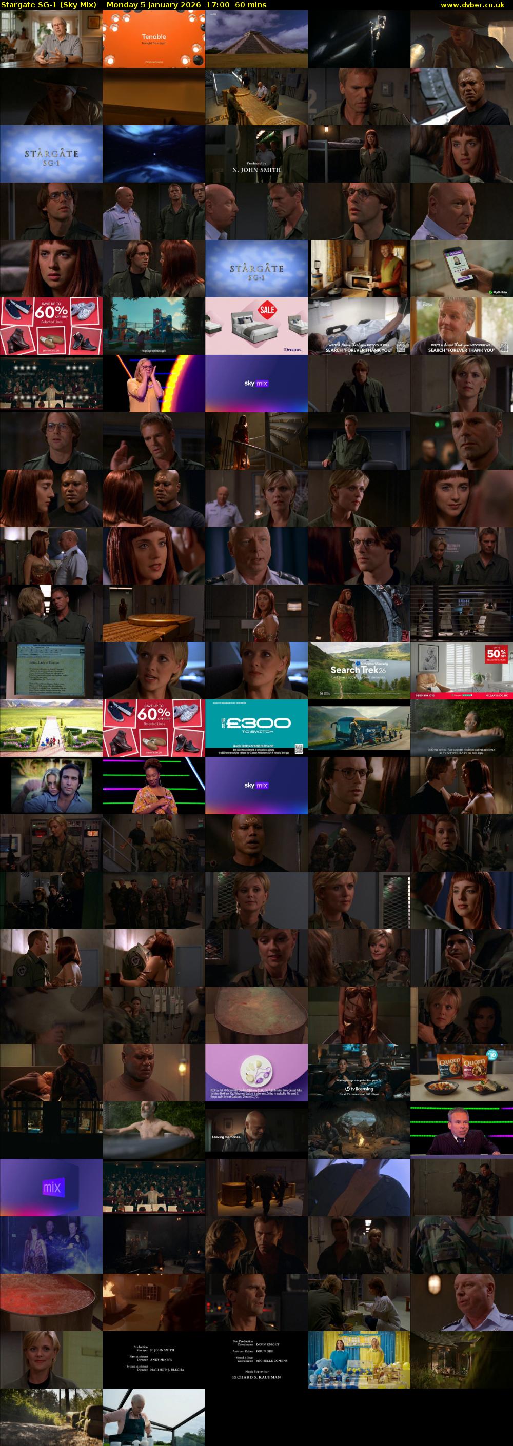 Stargate Sg-1 (Sky Mix) Monday 5 January 2026 17:00 - 18:00