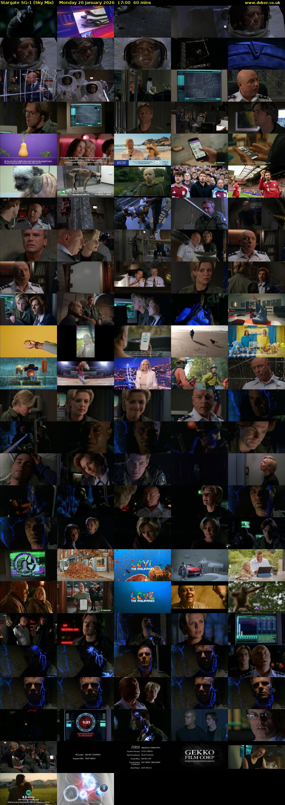 Stargate Sg-1 (Sky Mix) Monday 26 January 2026 17:00 - 18:00