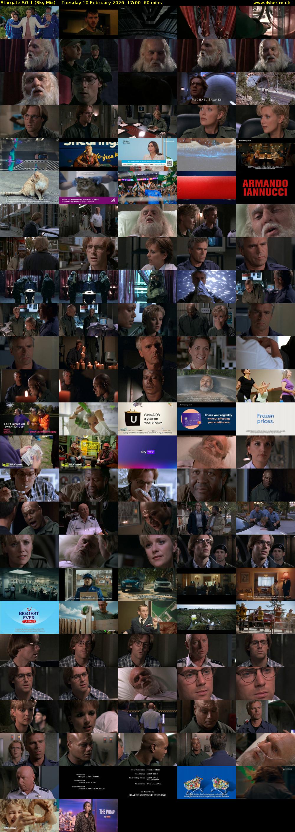 Stargate Sg-1 (Sky Mix) Tuesday 10 February 2026 17:00 - 18:00