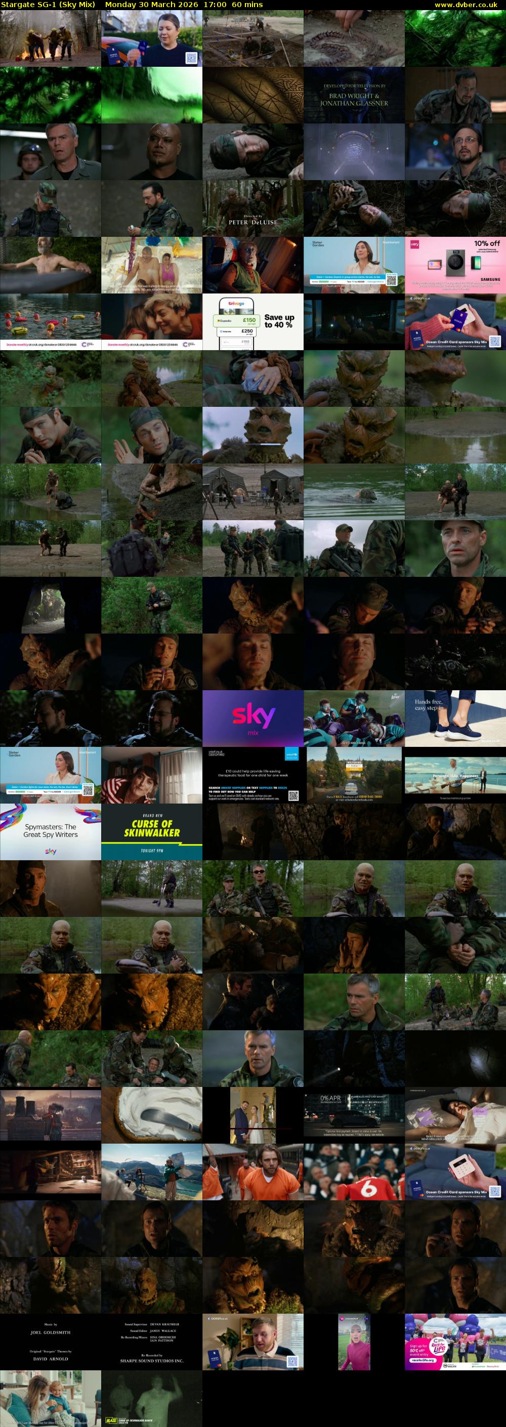 Stargate Sg-1 (Sky Mix) Monday 30 March 2026 17:00 - 18:00