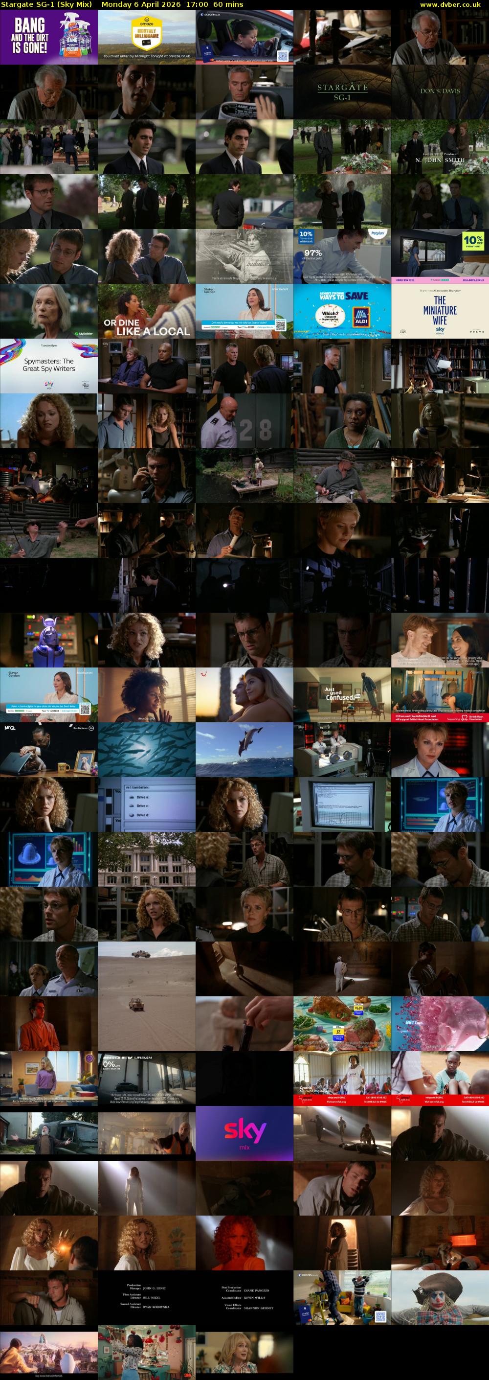Stargate Sg-1 (Sky Mix) Monday 6 April 2026 17:00 - 18:00