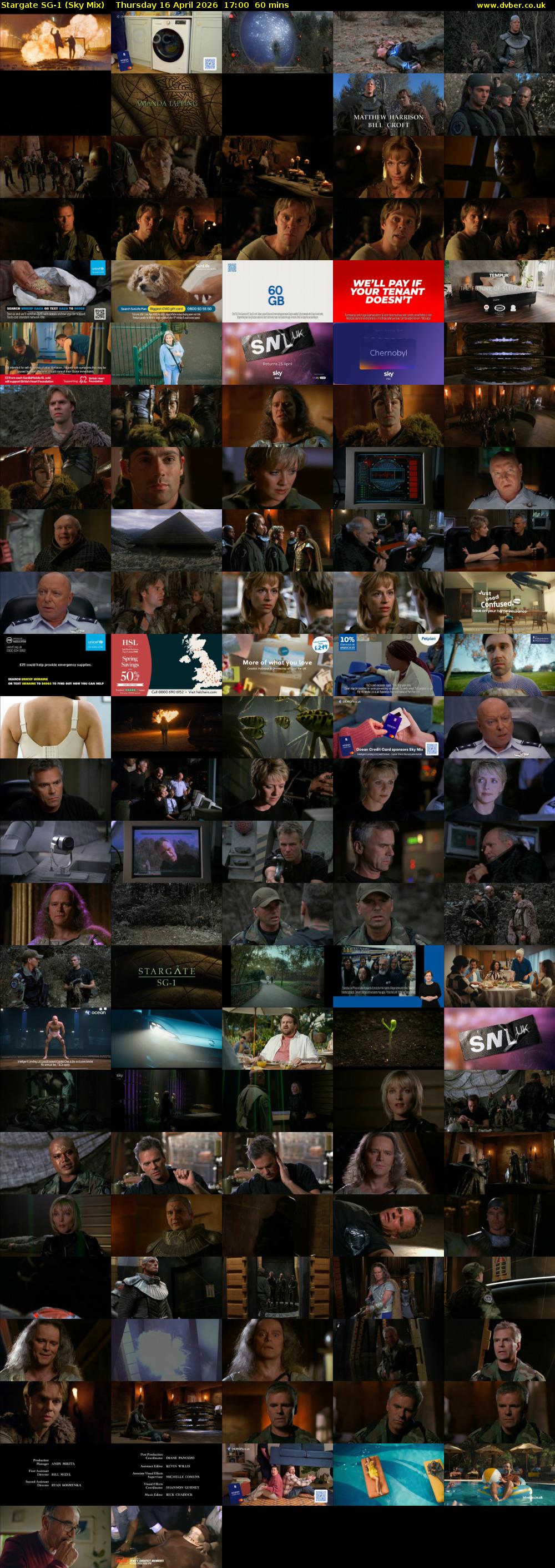 Stargate Sg-1 (Sky Mix) Thursday 16 April 2026 17:00 - 18:00