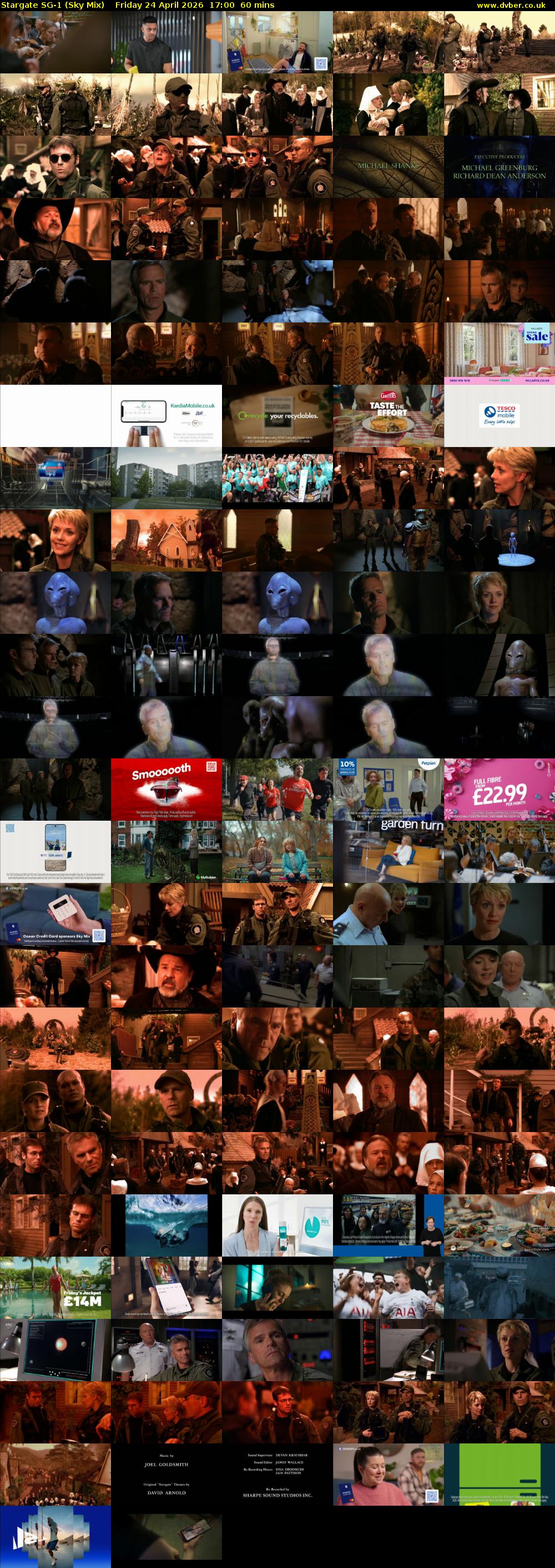 Stargate Sg-1 (Sky Mix) Friday 24 April 2026 17:00 - 18:00