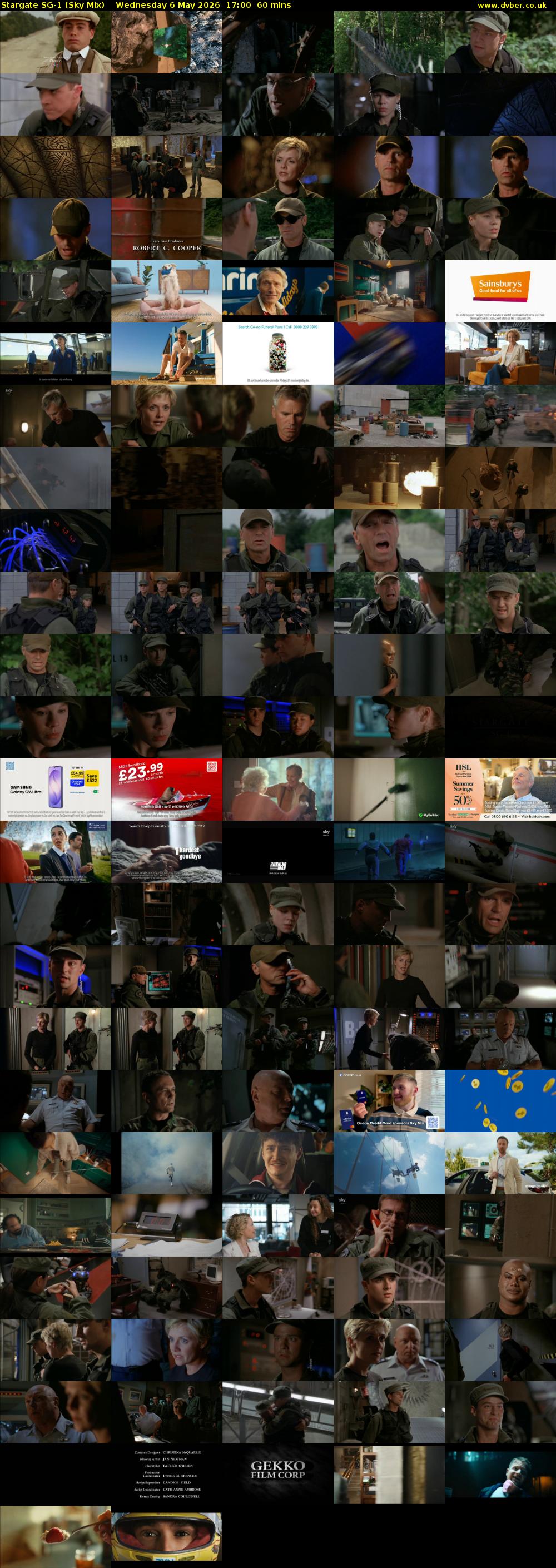 Stargate Sg-1 (Sky Mix) Wednesday 6 May 2026 17:00 - 18:00