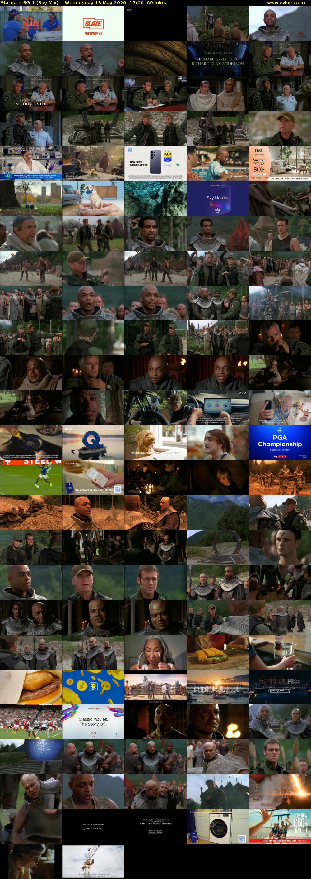 Stargate Sg-1 (Sky Mix) Wednesday 13 May 2026 17:00 - 18:00