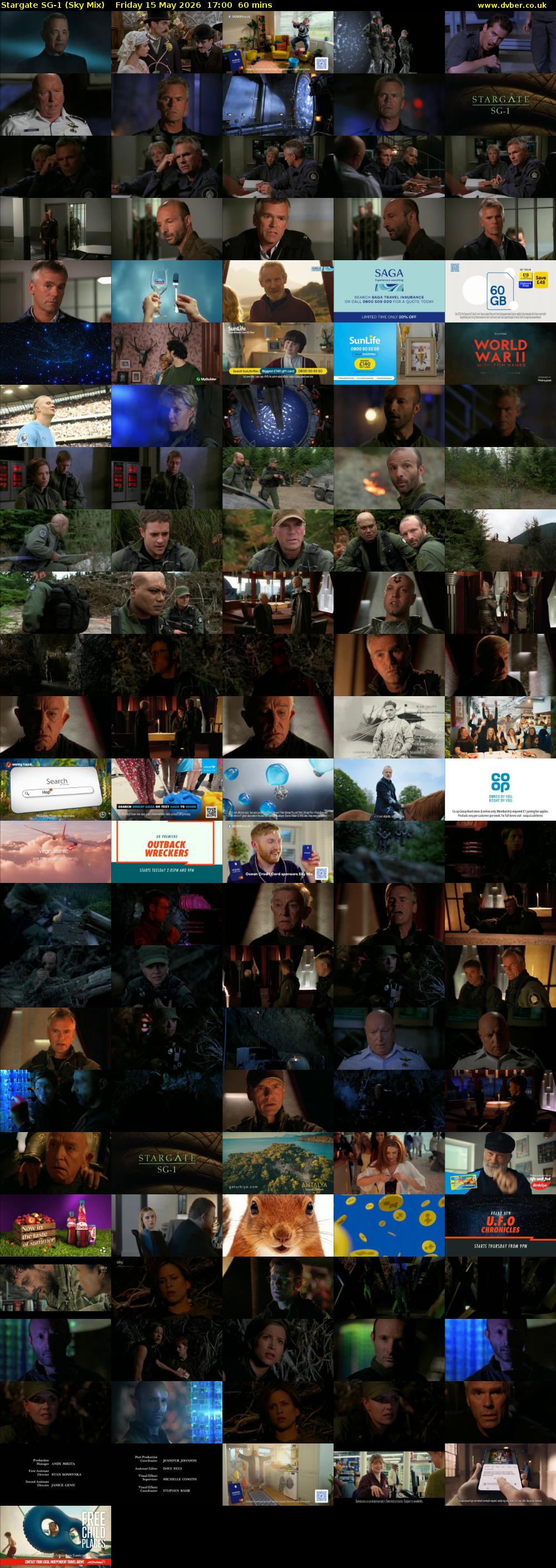 Stargate Sg-1 (Sky Mix) Friday 15 May 2026 17:00 - 18:00