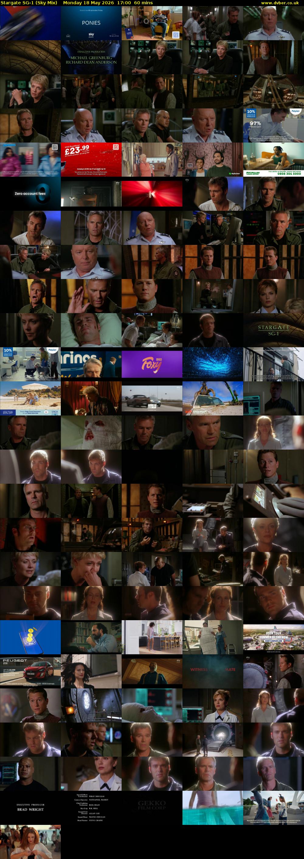 Stargate Sg-1 (Sky Mix) Monday 18 May 2026 17:00 - 18:00