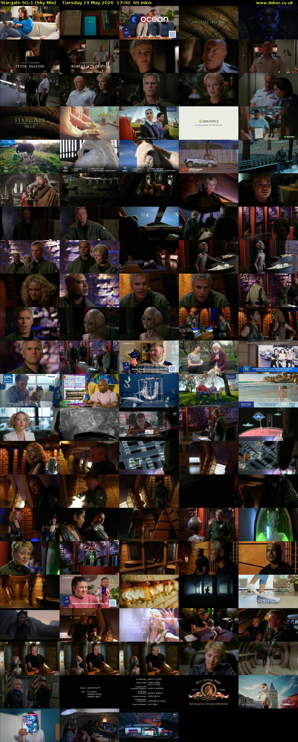 Stargate Sg-1 (Sky Mix) Tuesday 19 May 2026 17:00 - 18:00