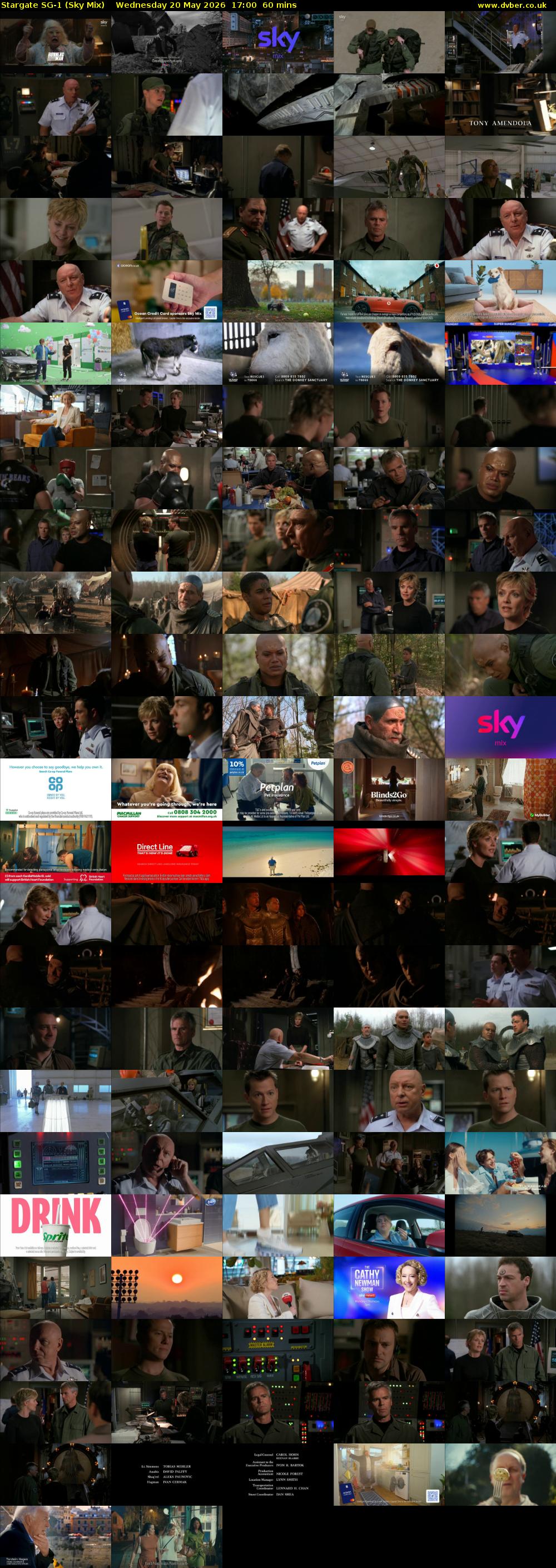 Stargate Sg-1 (Sky Mix) Wednesday 20 May 2026 17:00 - 18:00