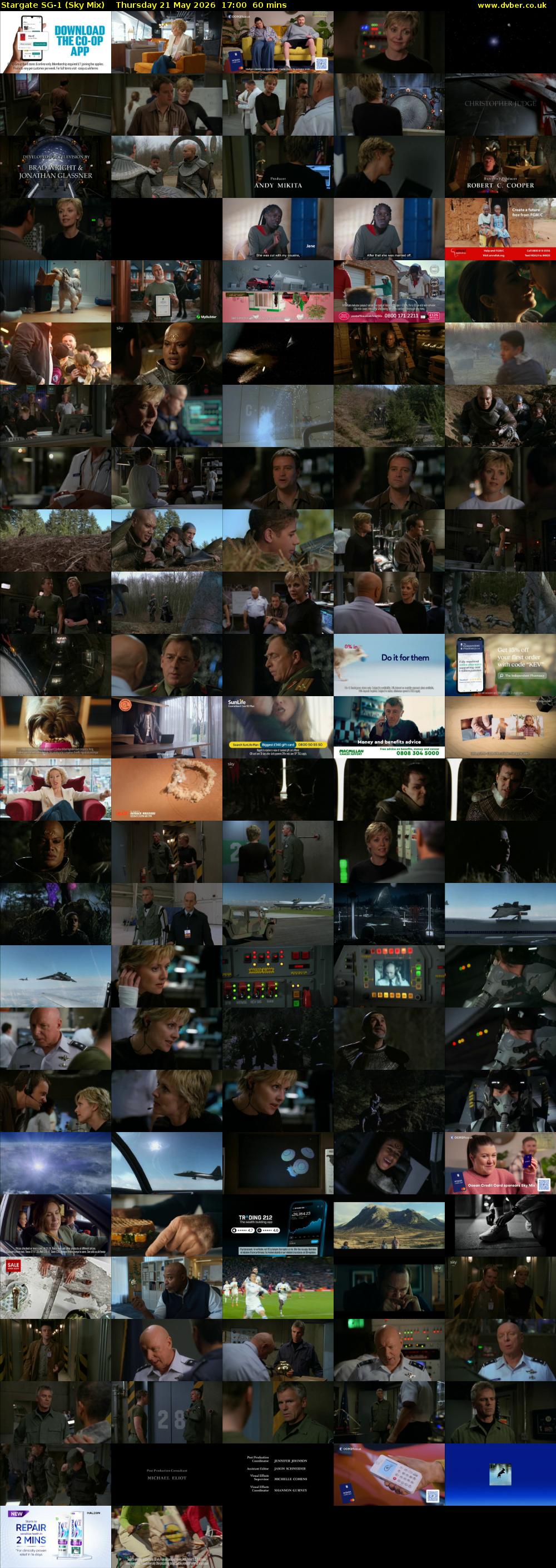 Stargate Sg-1 (Sky Mix) Thursday 21 May 2026 17:00 - 18:00