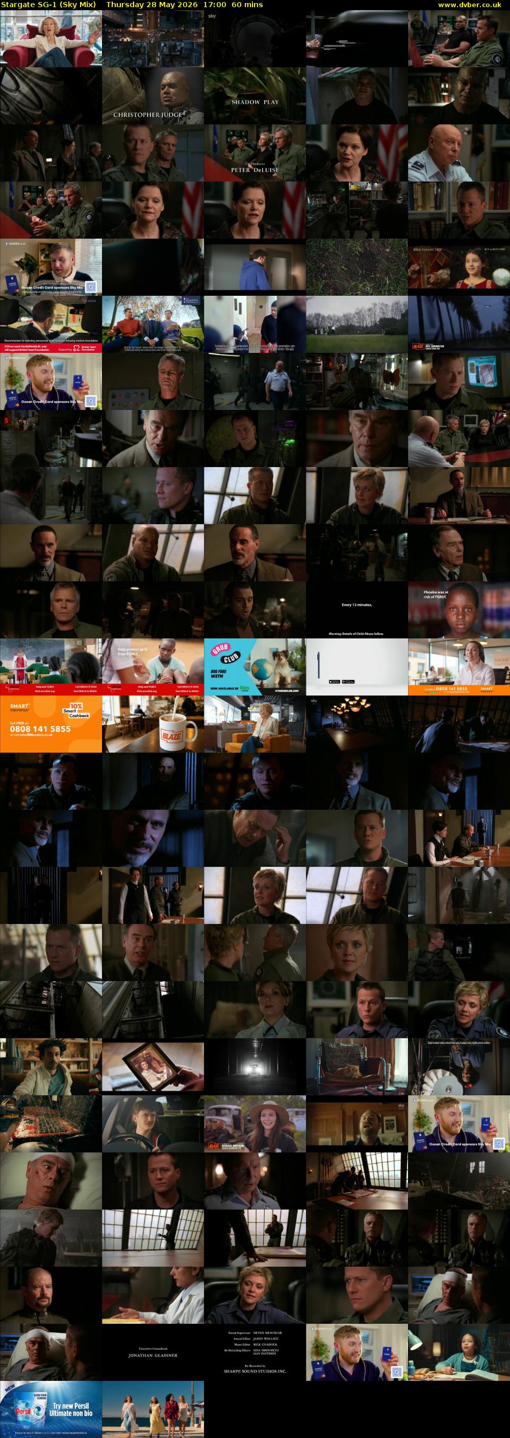 Stargate Sg-1 (Sky Mix) Thursday 28 May 2026 17:00 - 18:00