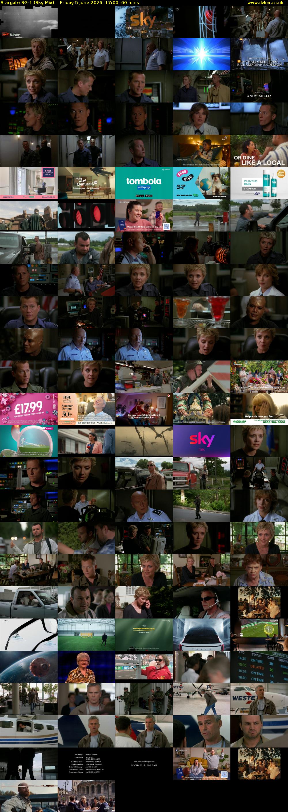 Stargate Sg-1 (Sky Mix) Friday 5 June 2026 17:00 - 18:00