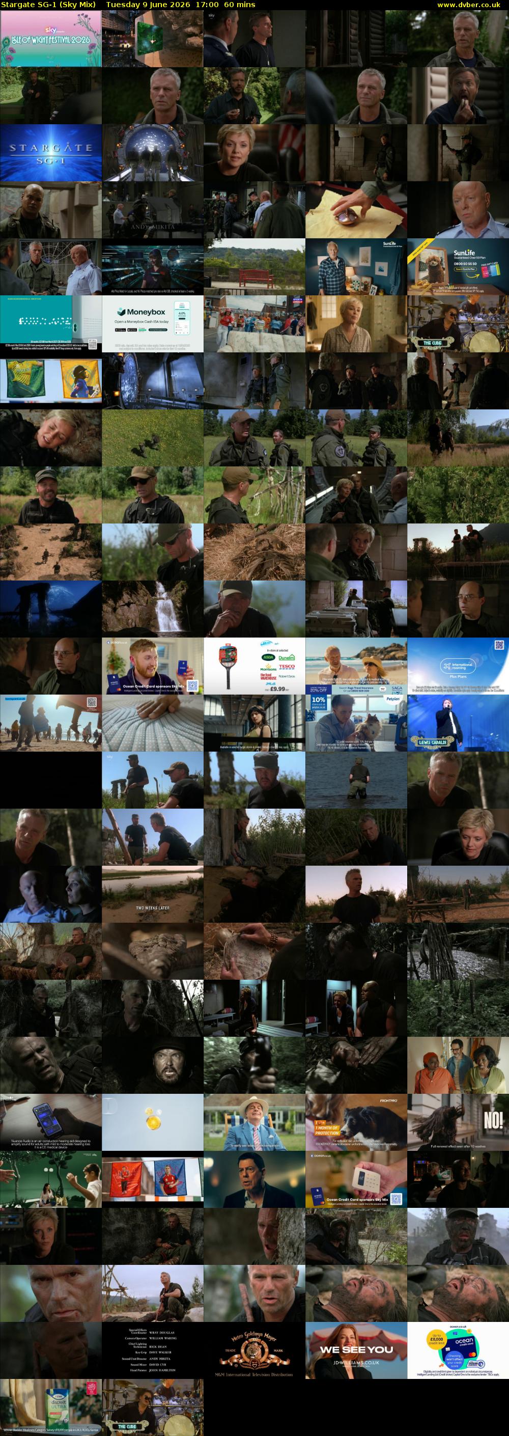 Stargate Sg-1 (Sky Mix) Tuesday 9 June 2026 17:00 - 18:00