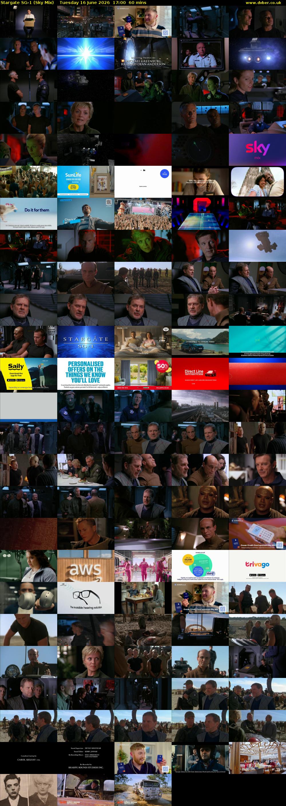 Stargate Sg-1 (Sky Mix) Tuesday 16 June 2026 17:00 - 18:00