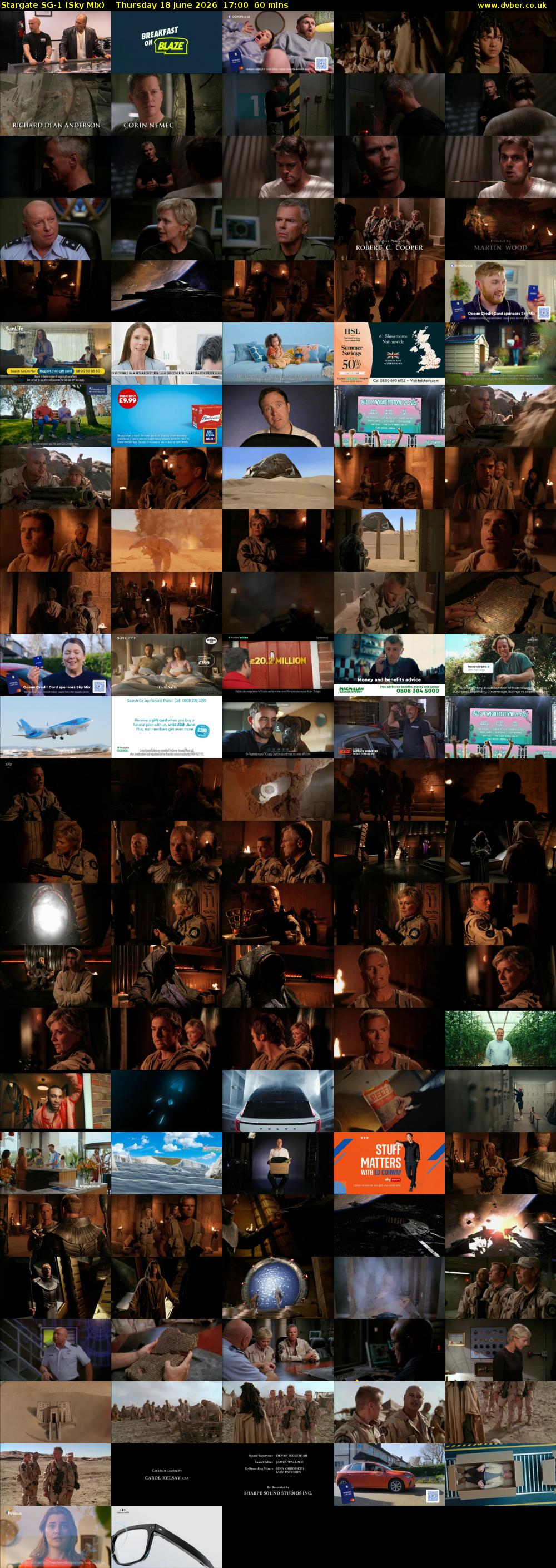 Stargate Sg-1 (Sky Mix) Thursday 18 June 2026 17:00 - 18:00