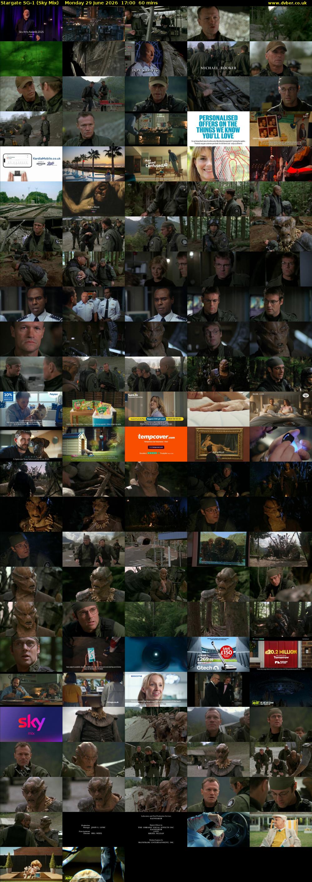 Stargate Sg-1 (Sky Mix) Monday 29 June 2026 17:00 - 18:00