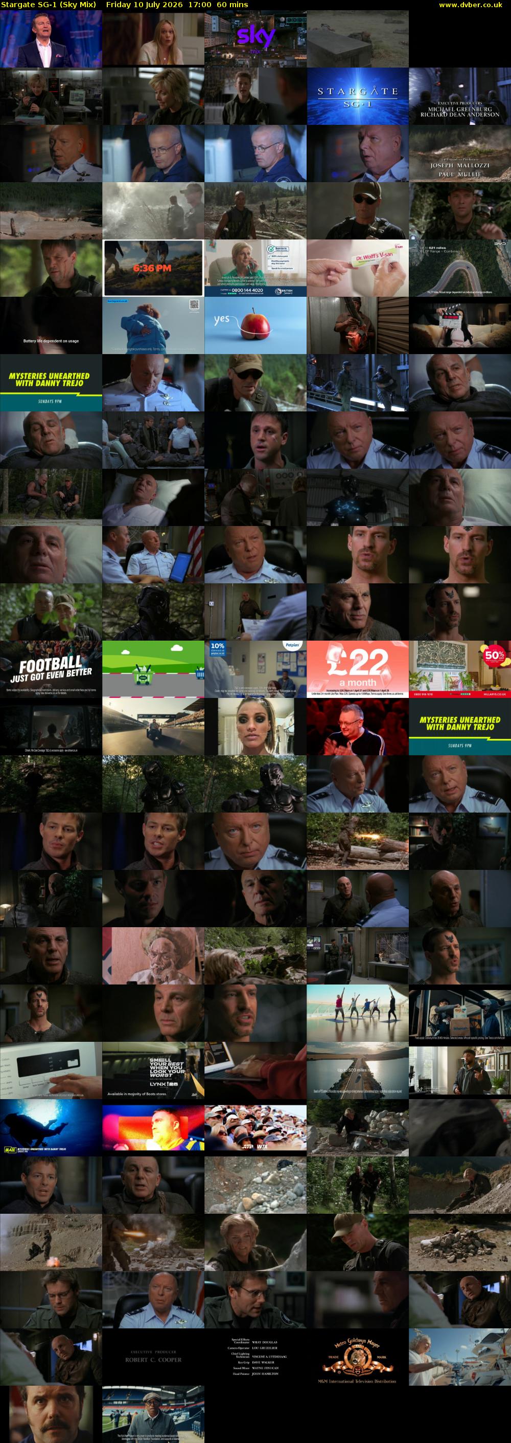 Stargate Sg-1 (Sky Mix) Friday 10 July 2026 17:00 - 18:00