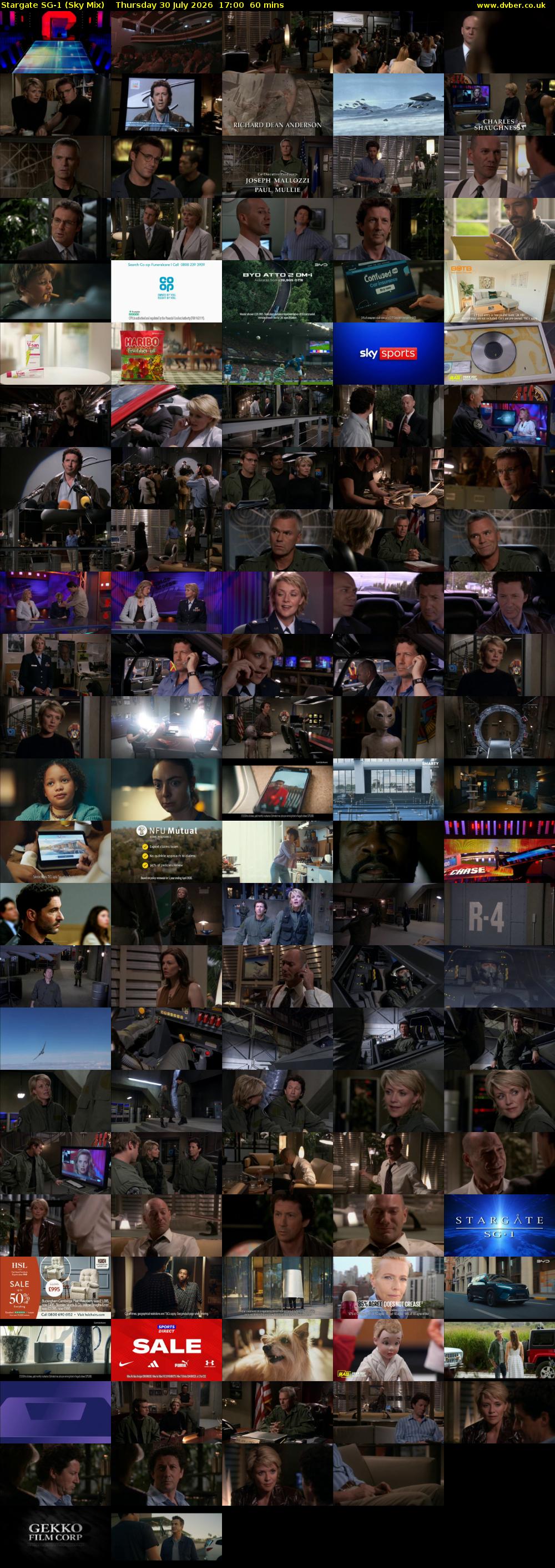 Stargate Sg-1 (Sky Mix) Thursday 30 July 2026 17:00 - 18:00