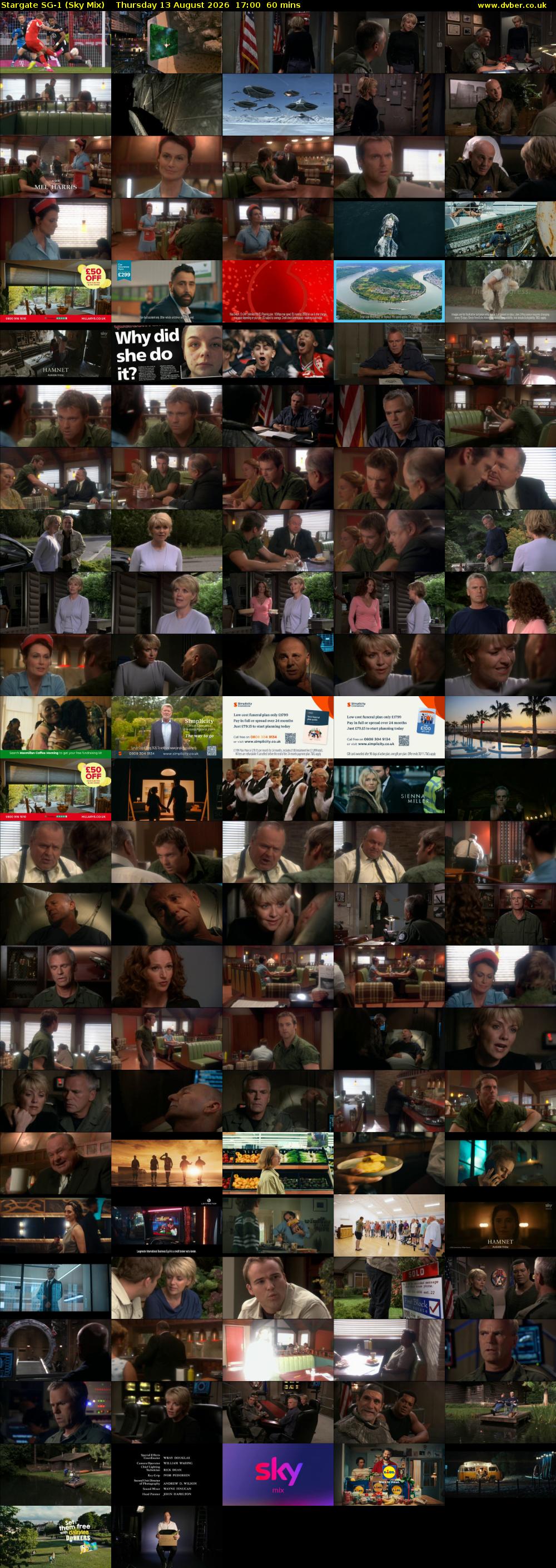 Stargate Sg-1 (Sky Mix) Thursday 13 August 2026 17:00 - 18:00