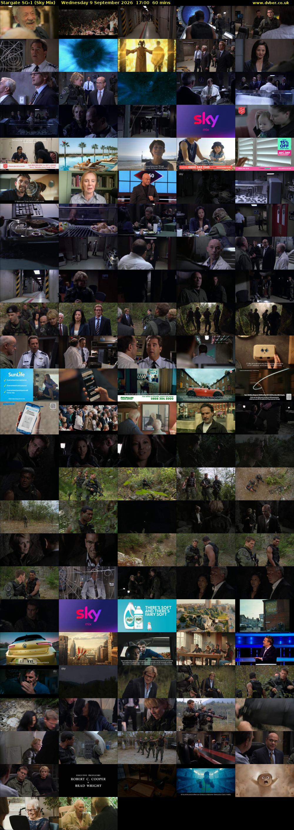 Stargate Sg-1 (Sky Mix) Wednesday 9 September 2026 17:00 - 18:00