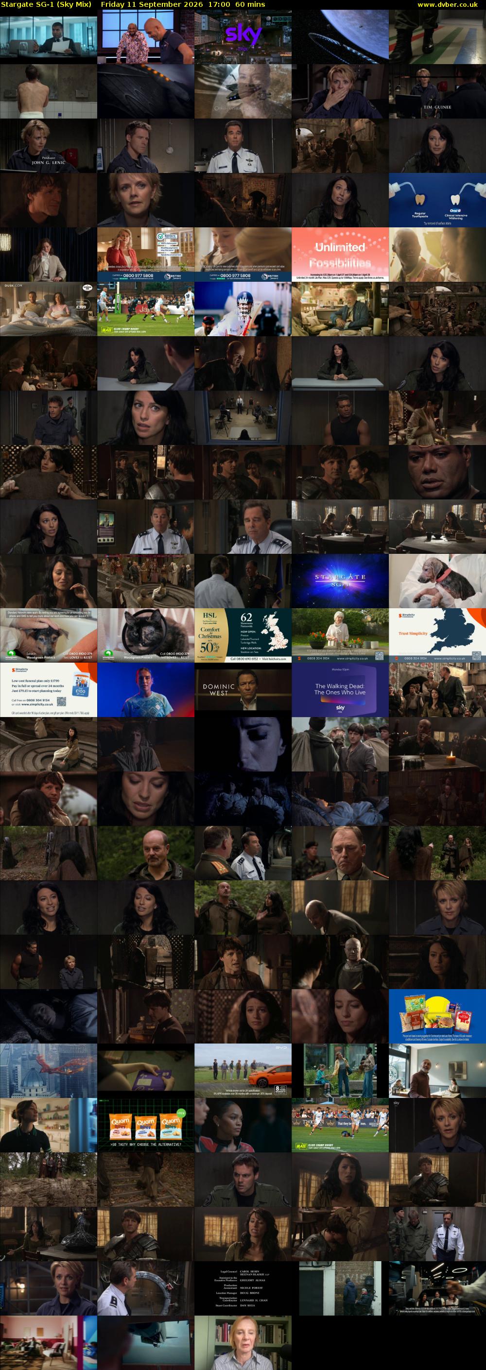Stargate Sg-1 (Sky Mix) Friday 11 September 2026 17:00 - 18:00
