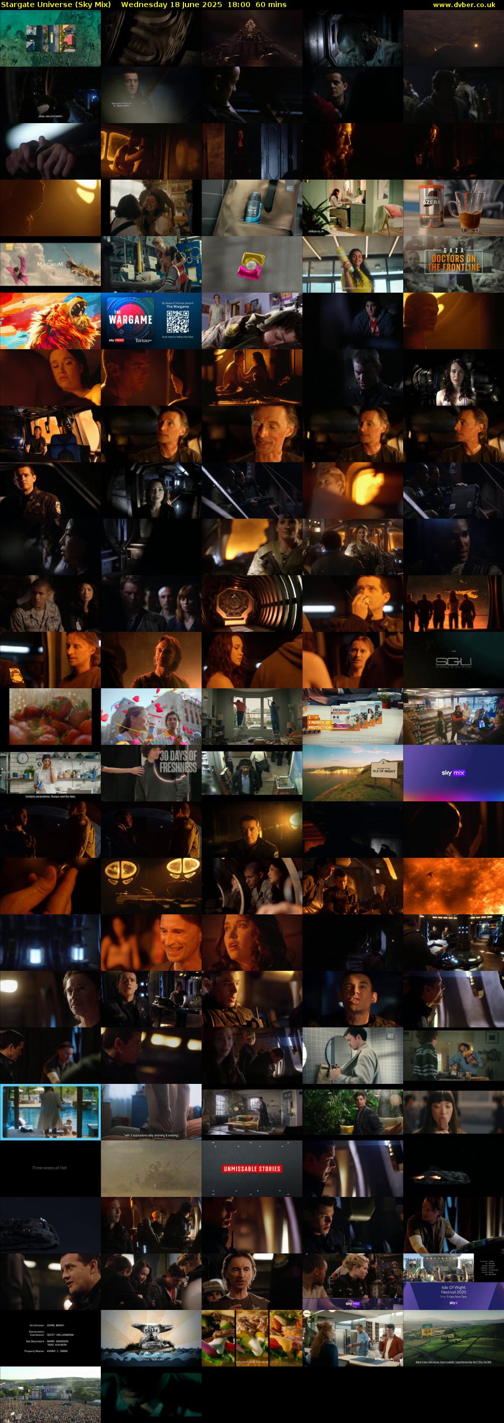 Stargate Universe (Sky Mix) Wednesday 18 June 2025 18:00 - 19:00