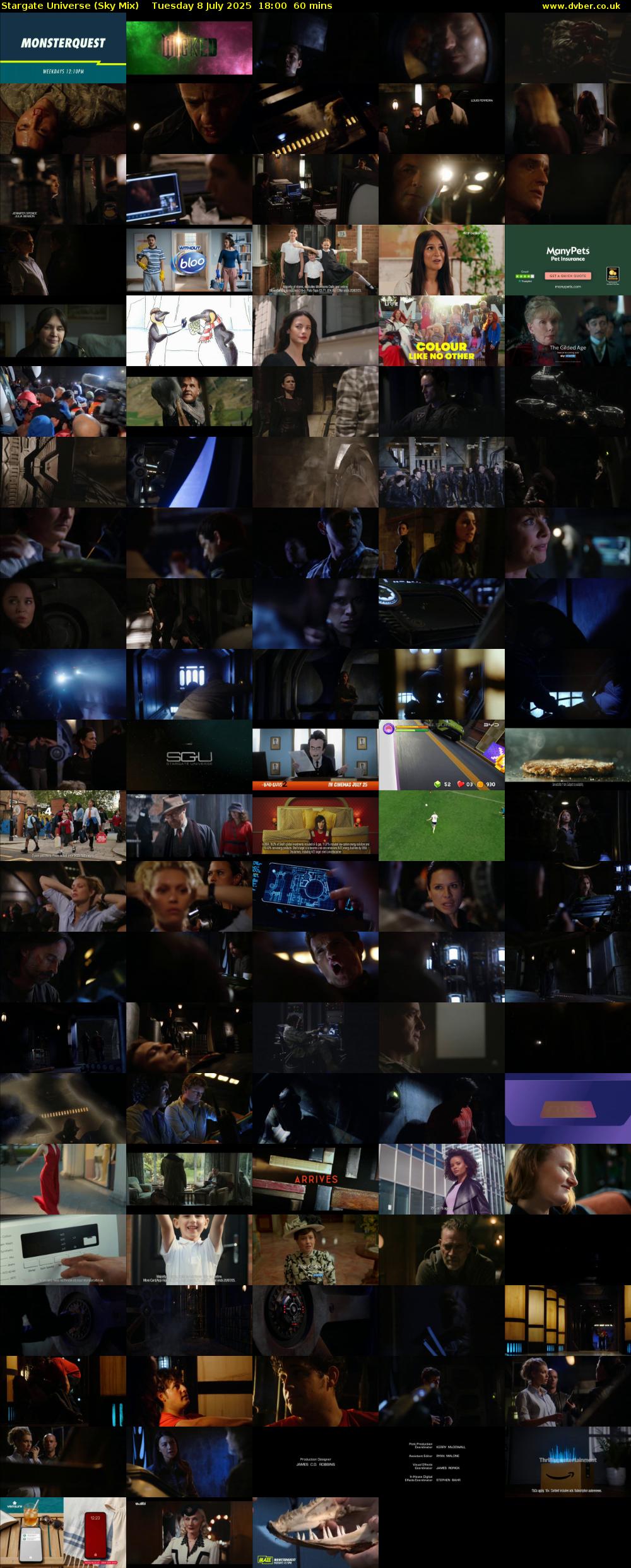 Stargate Universe (Sky Mix) Tuesday 8 July 2025 18:00 - 19:00