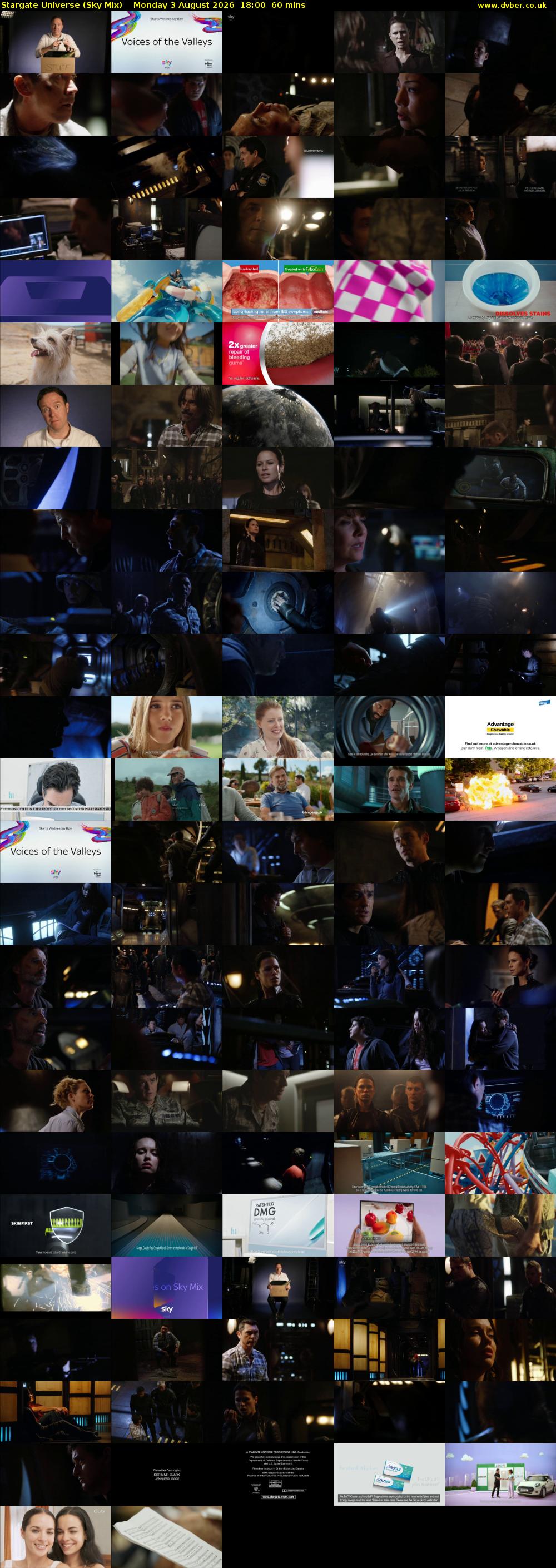 Stargate Universe (Sky Mix) Monday 3 August 2026 18:00 - 19:00