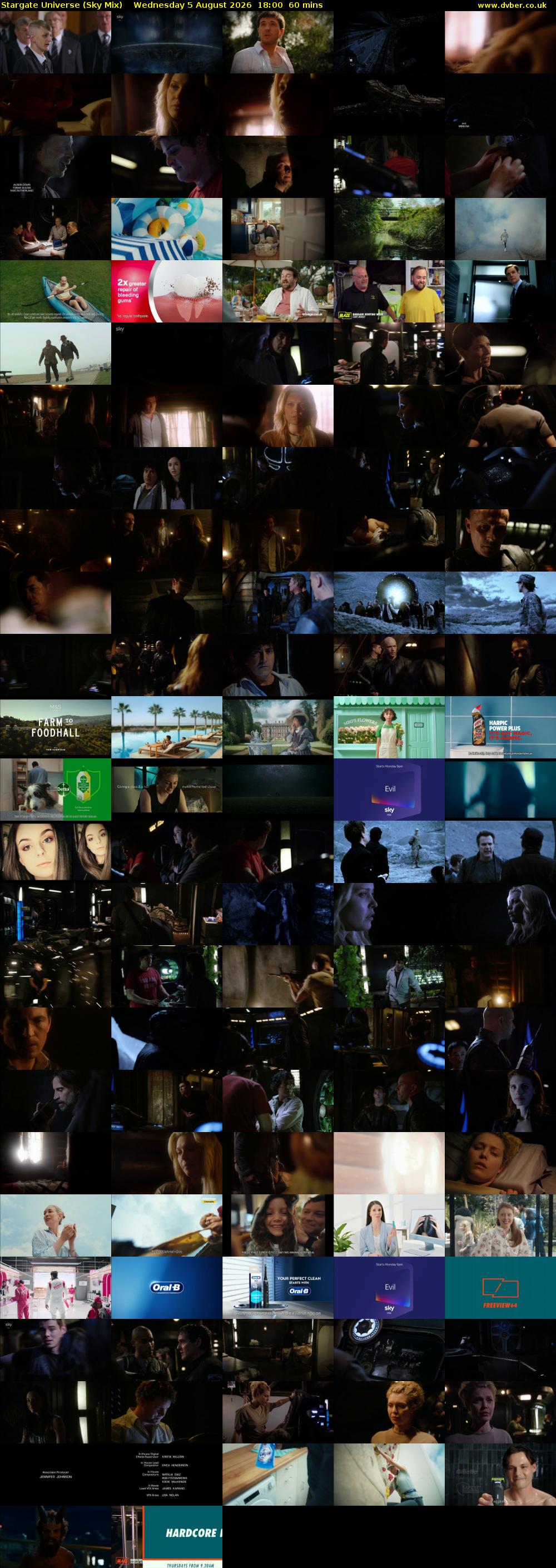 Stargate Universe (Sky Mix) Wednesday 5 August 2026 18:00 - 19:00