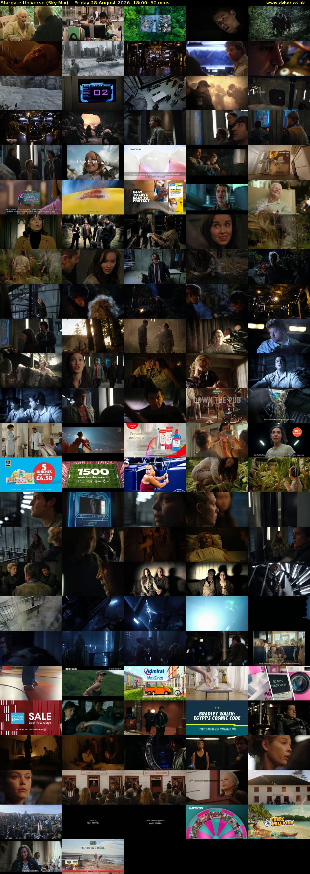Stargate Universe (Sky Mix) Friday 28 August 2026 18:00 - 19:00