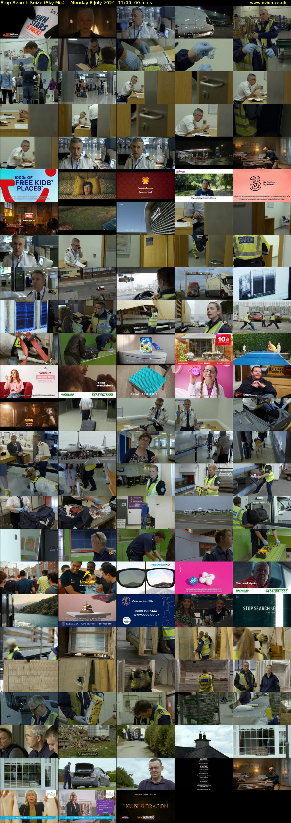 Stop Search Seize (Sky Mix) Monday 8 July 2024 11:00 - 12:00