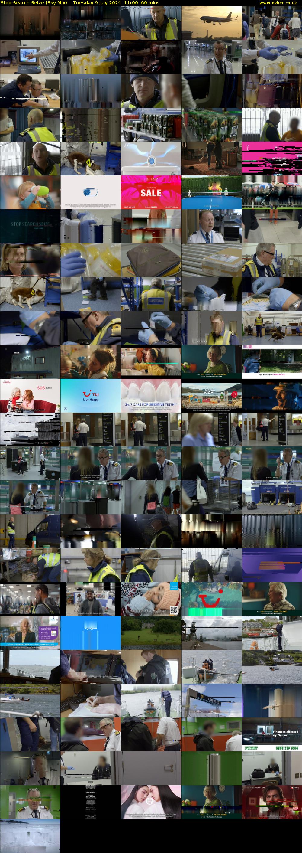Stop Search Seize (Sky Mix) Tuesday 9 July 2024 11:00 - 12:00