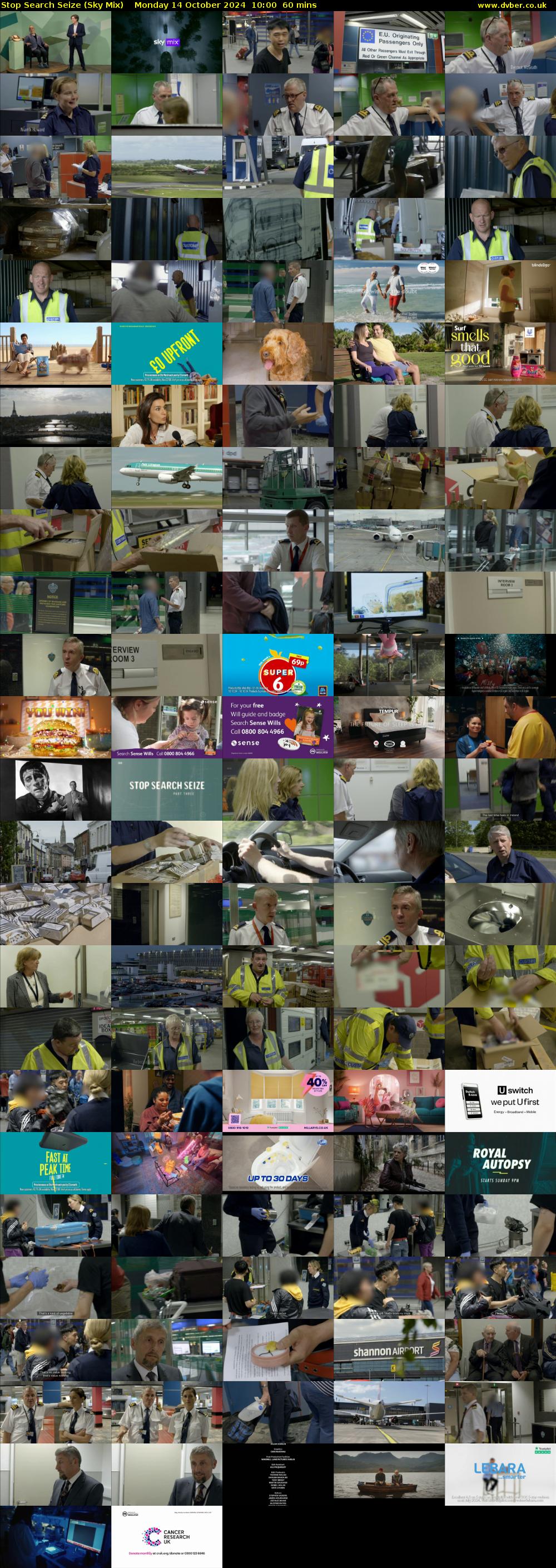 Stop Search Seize (Sky Mix) Monday 14 October 2024 10:00 - 11:00