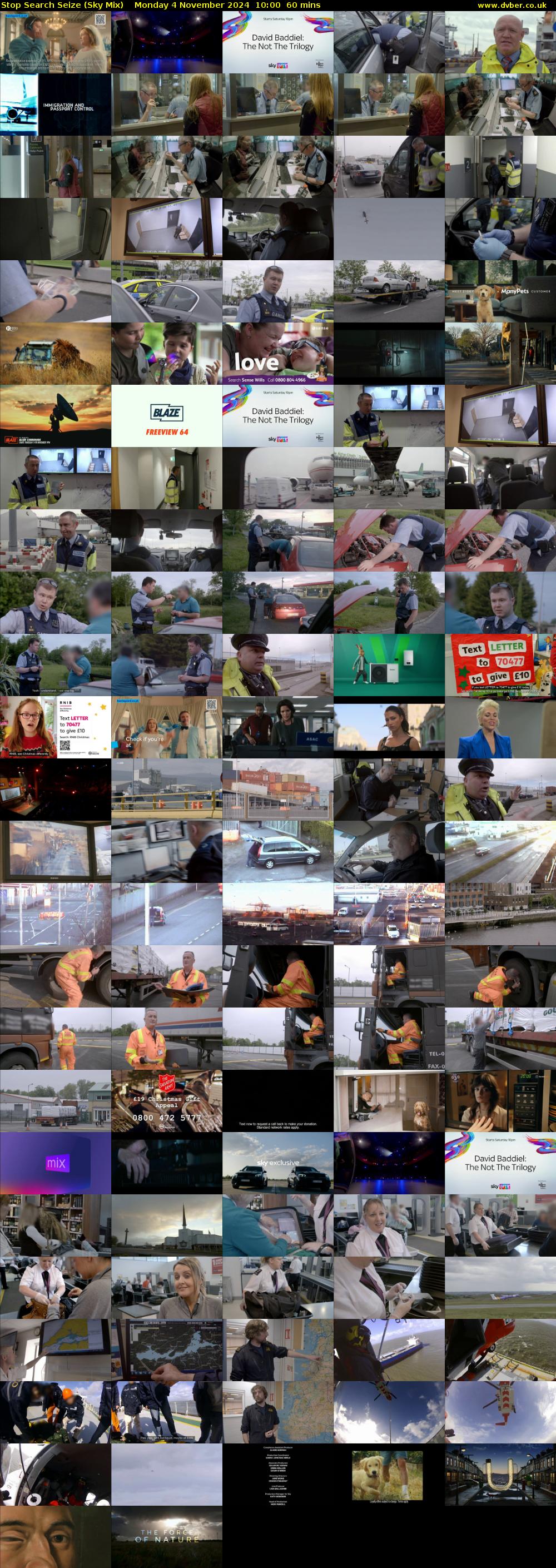 Stop Search Seize (Sky Mix) Monday 4 November 2024 10:00 - 11:00