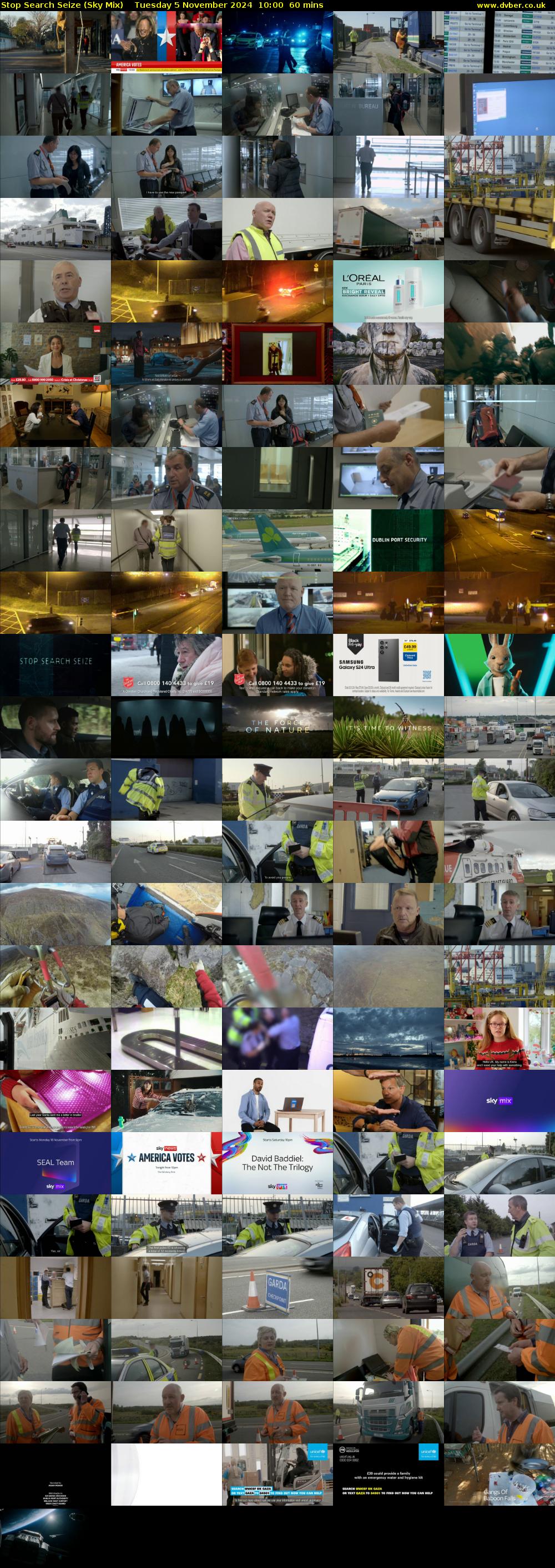 Stop Search Seize (Sky Mix) Tuesday 5 November 2024 10:00 - 11:00