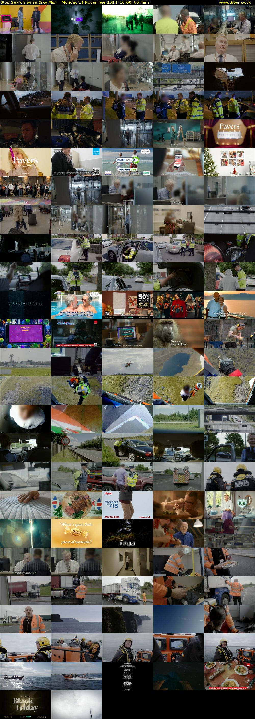 Stop Search Seize (Sky Mix) Monday 11 November 2024 10:00 - 11:00