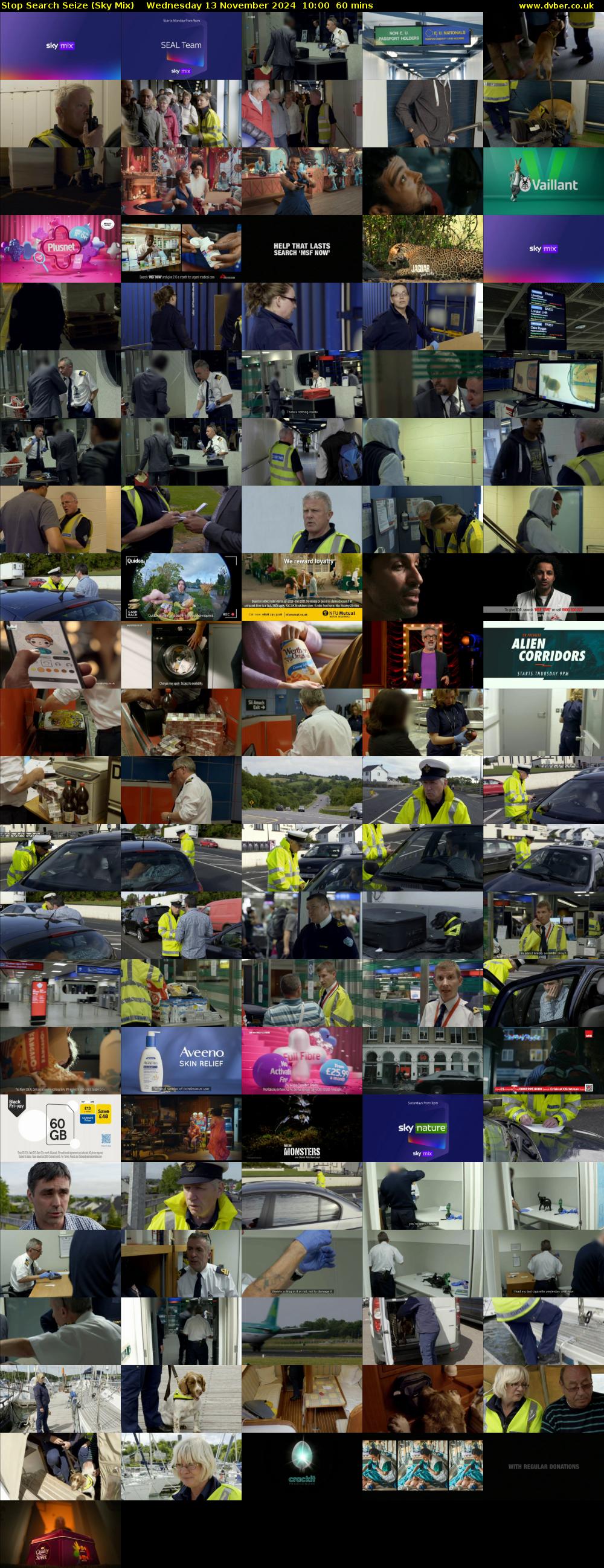 Stop Search Seize (Sky Mix) Wednesday 13 November 2024 10:00 - 11:00