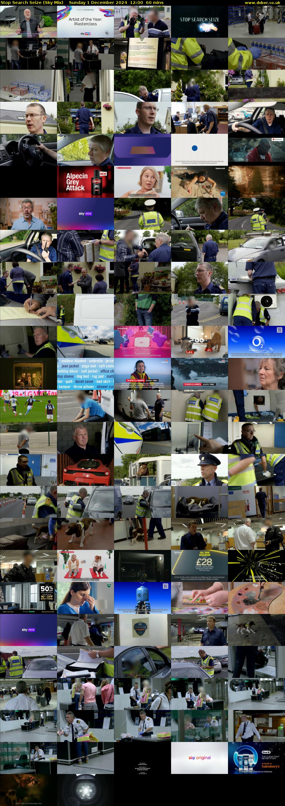 Stop Search Seize (Sky Mix) Sunday 1 December 2024 12:00 - 13:00