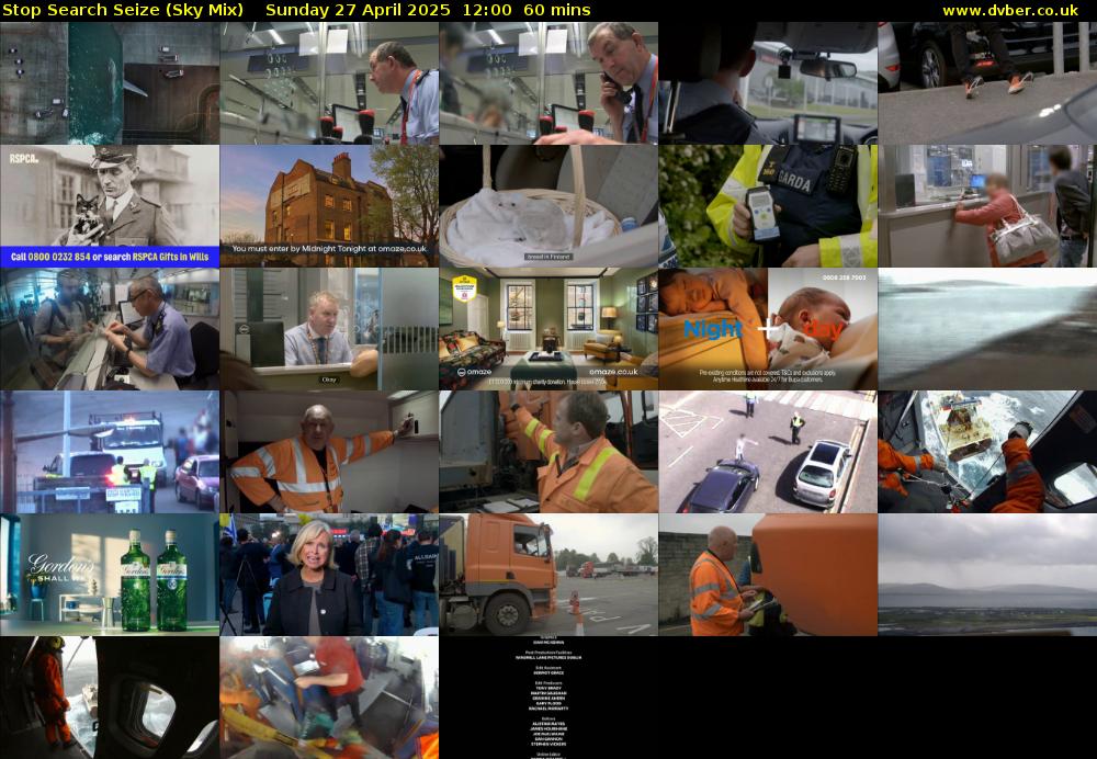 Stop Search Seize (Sky Mix) Sunday 27 April 2025 12:00 - 13:00