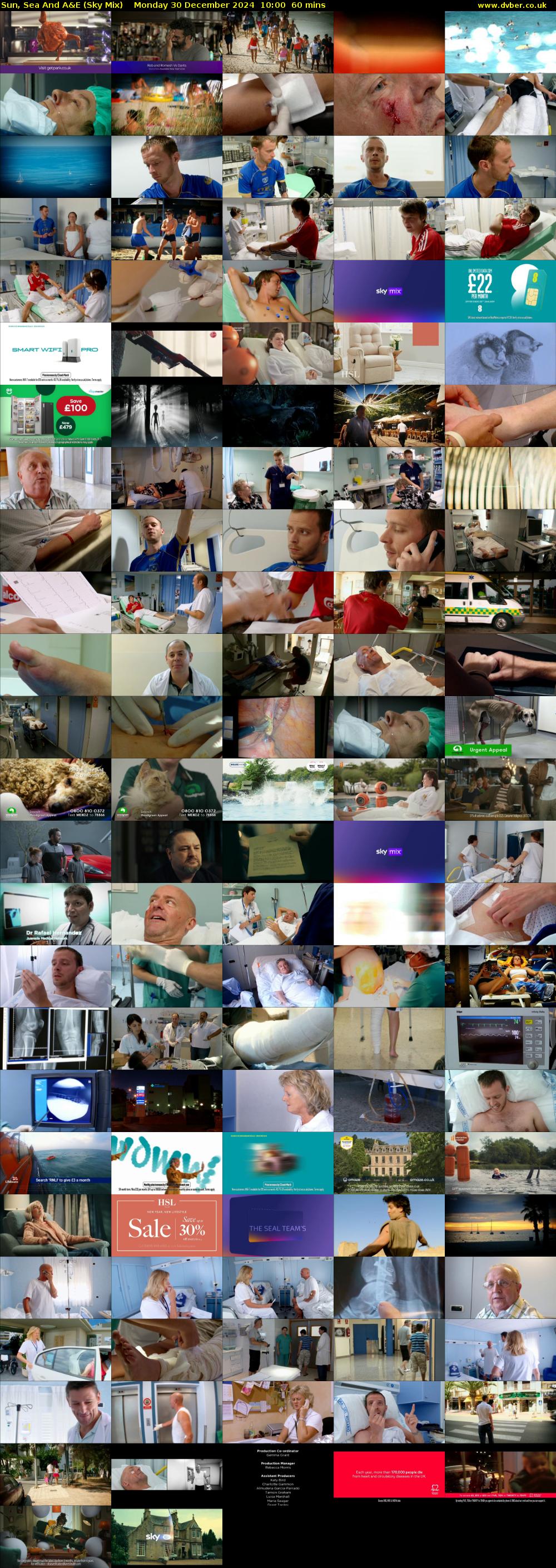 Sun, Sea And A&E (Sky Mix) Monday 30 December 2024 10:00 - 11:00