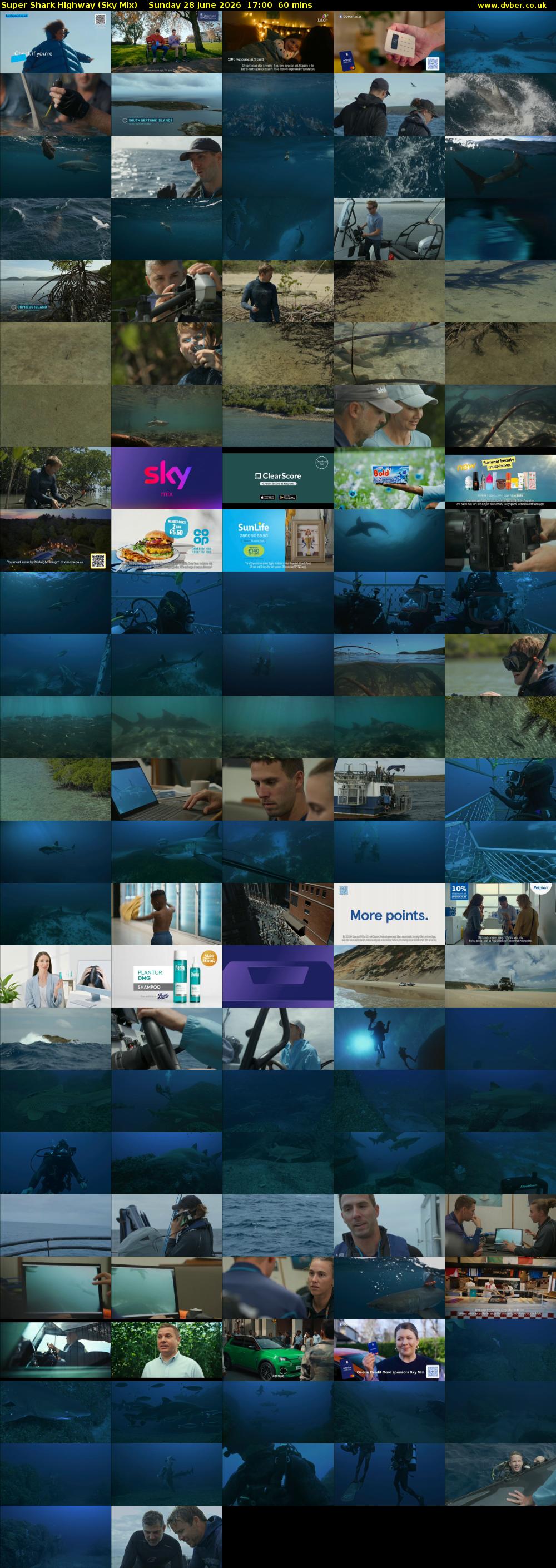 Super Shark Highway (Sky Mix) Sunday 28 June 2026 17:00 - 18:00