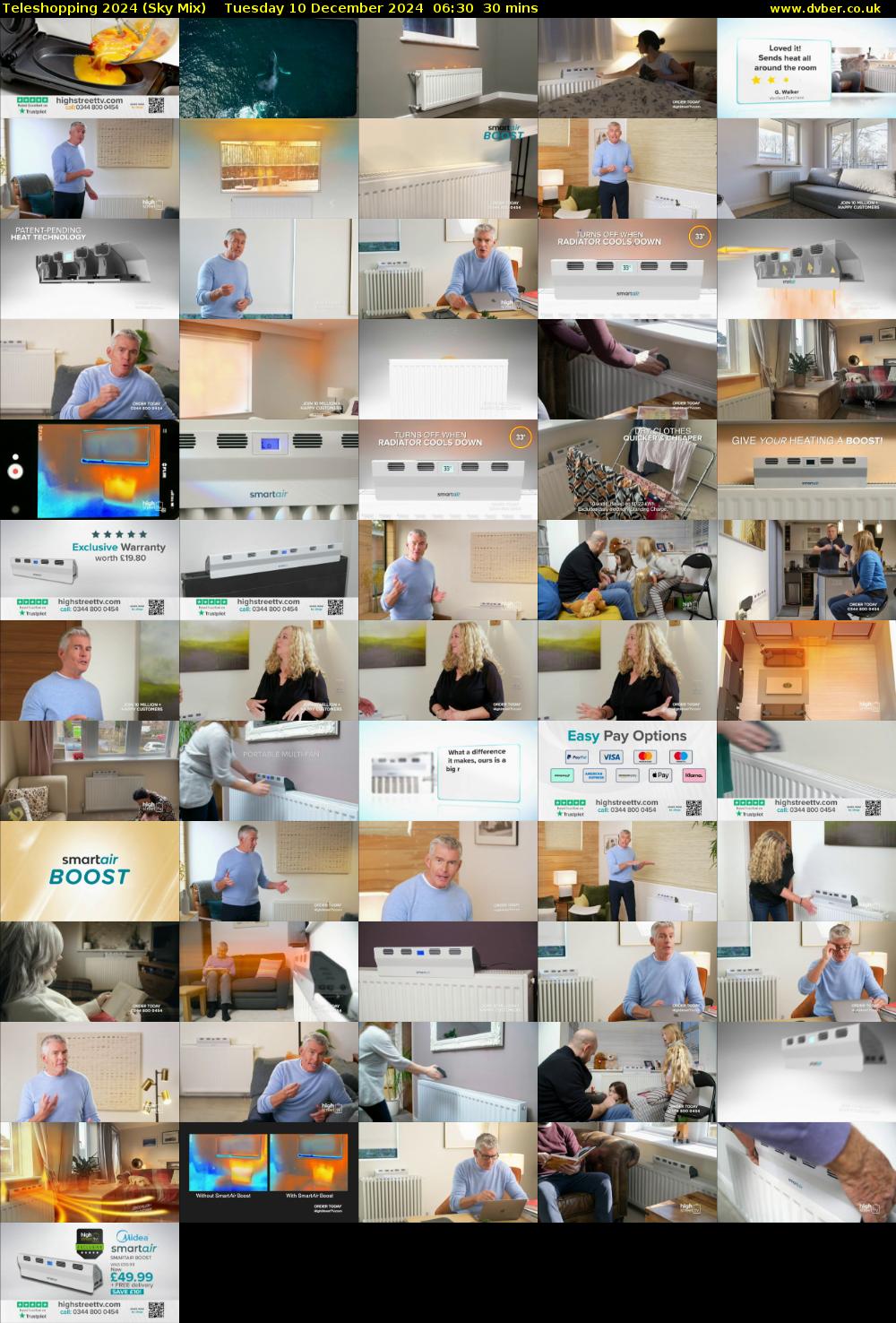 Teleshopping 2024 (Sky Mix) Tuesday 10 December 2024 06:30 - 07:00