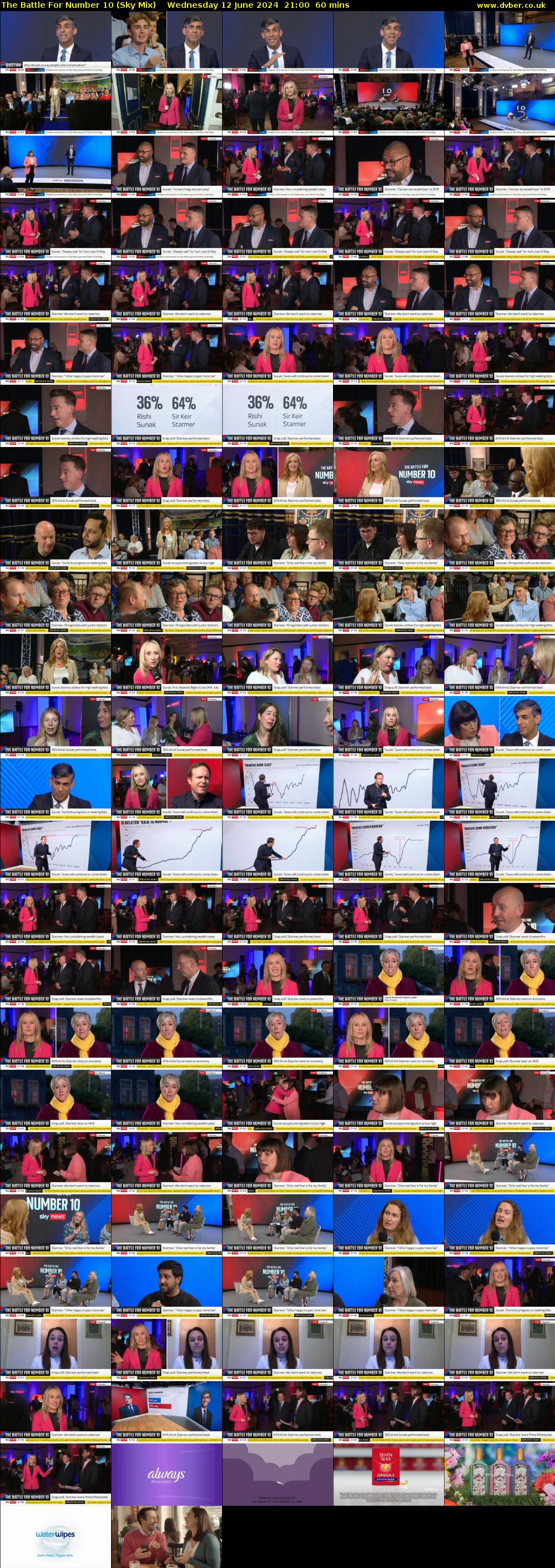 The Battle For Number 10 (Sky Mix) Wednesday 12 June 2024 21:00 - 22:00